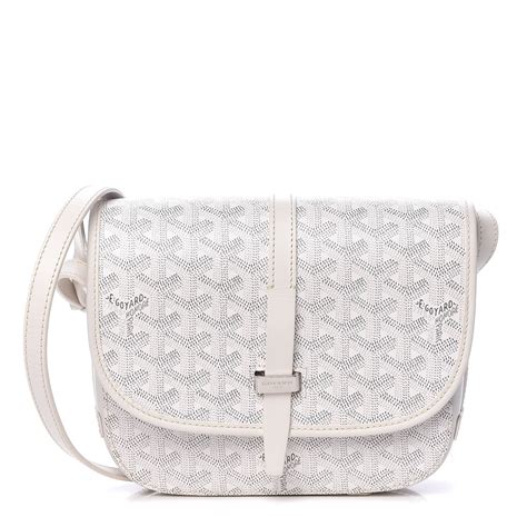 sacoche goyard blanche|sac belvédère pm Goyard.